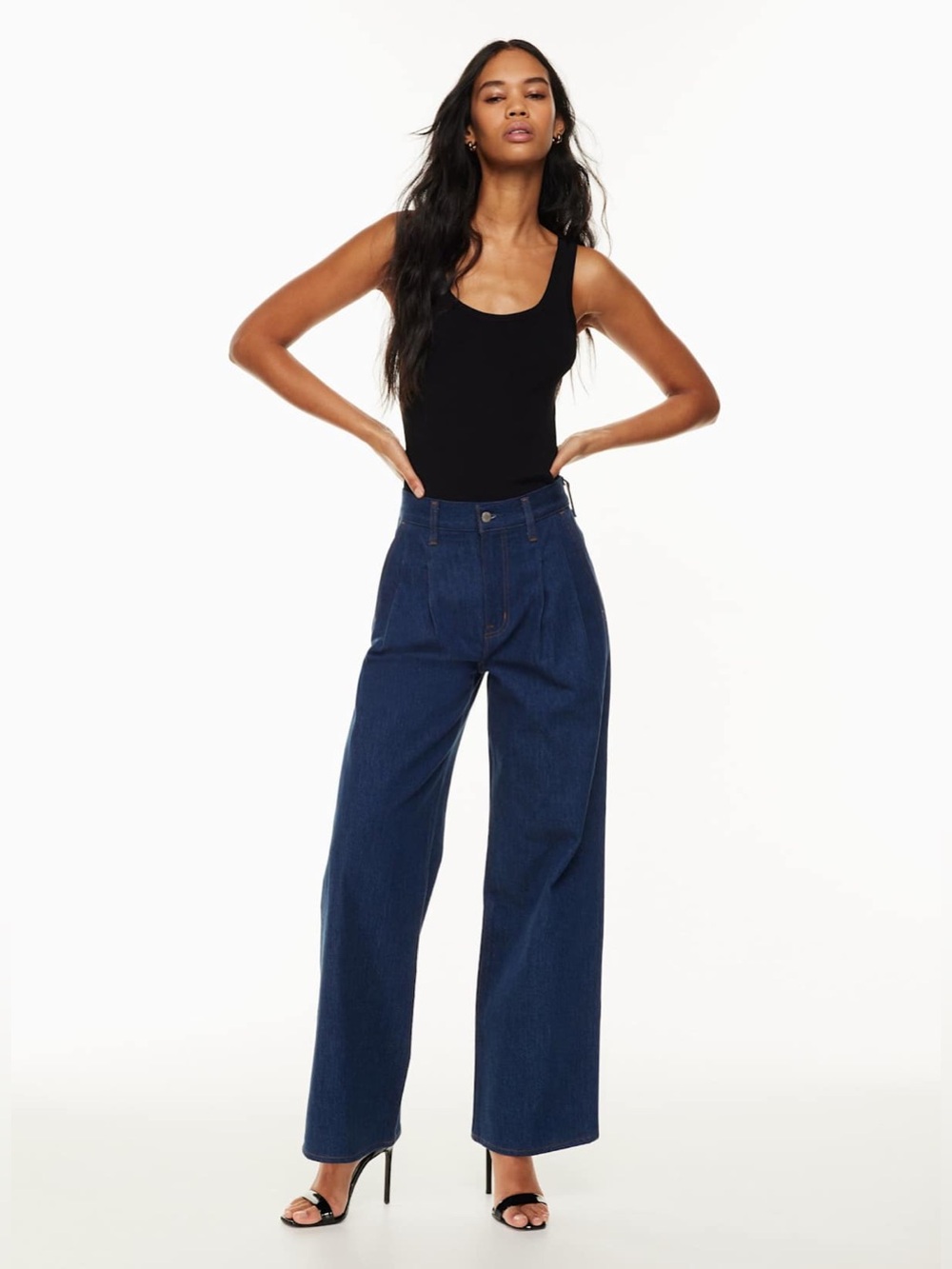ARITZIA Denim Forum The Belinda High Rise Dark Wash Size 24 30L